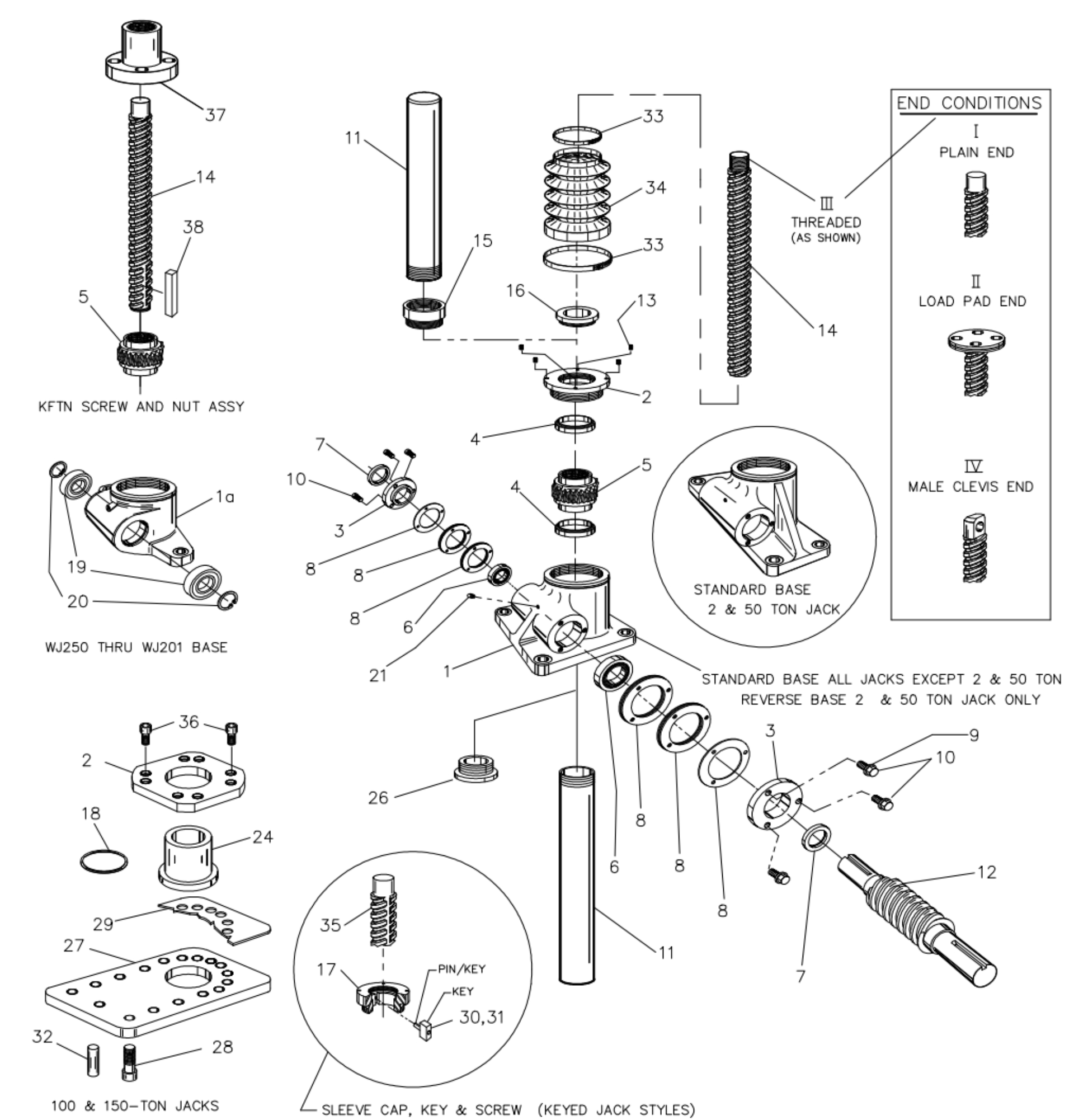 500 lbs. Machine Screw Jacks Joyce Dayton