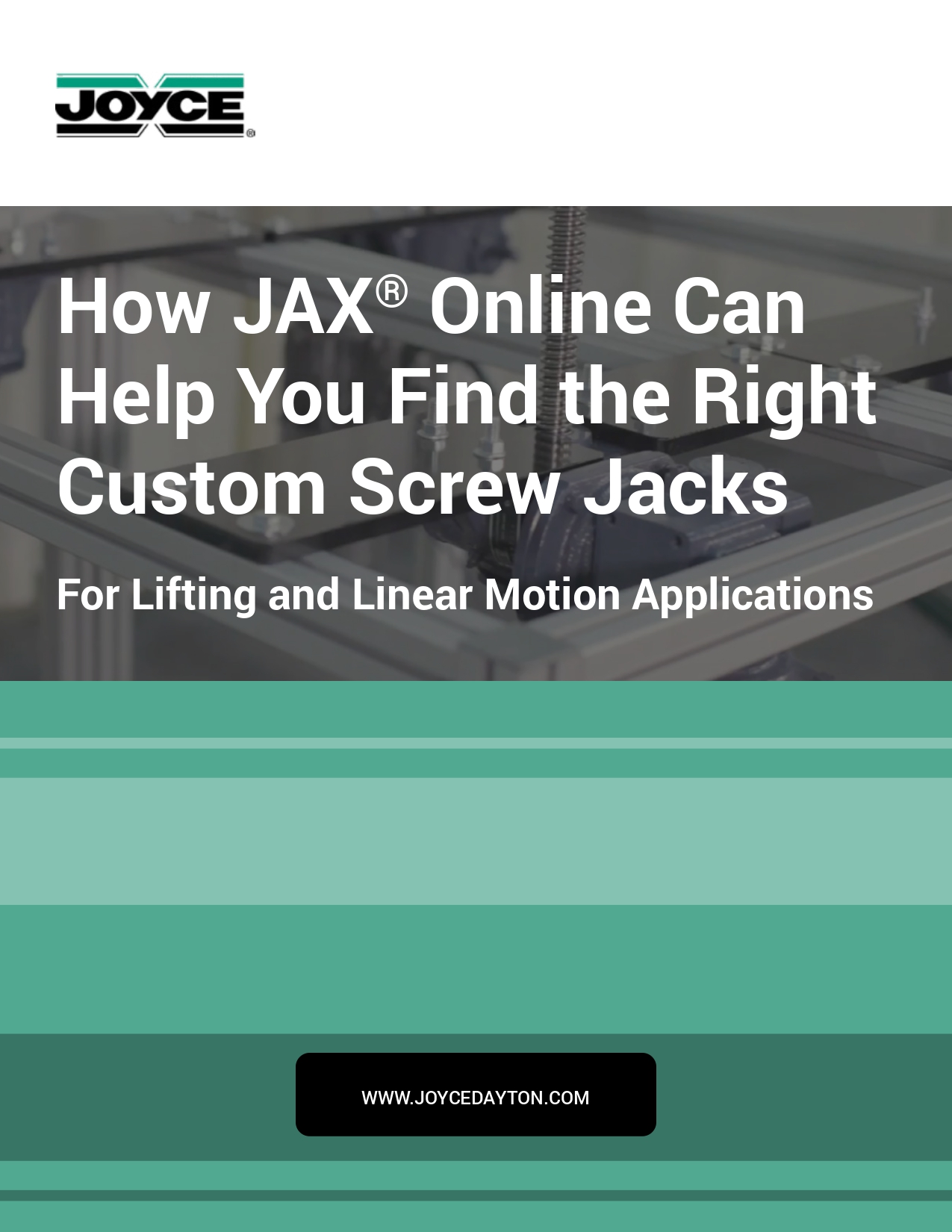 How JAX Online Can Help You Find the Right Custom Screw Jacks For Lifting and Linear Motion Applications